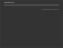Tablet Screenshot of iseeksites.com
